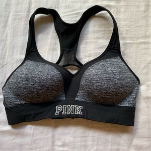 Pink Victoria’s Secret ultimate push-up sports bra